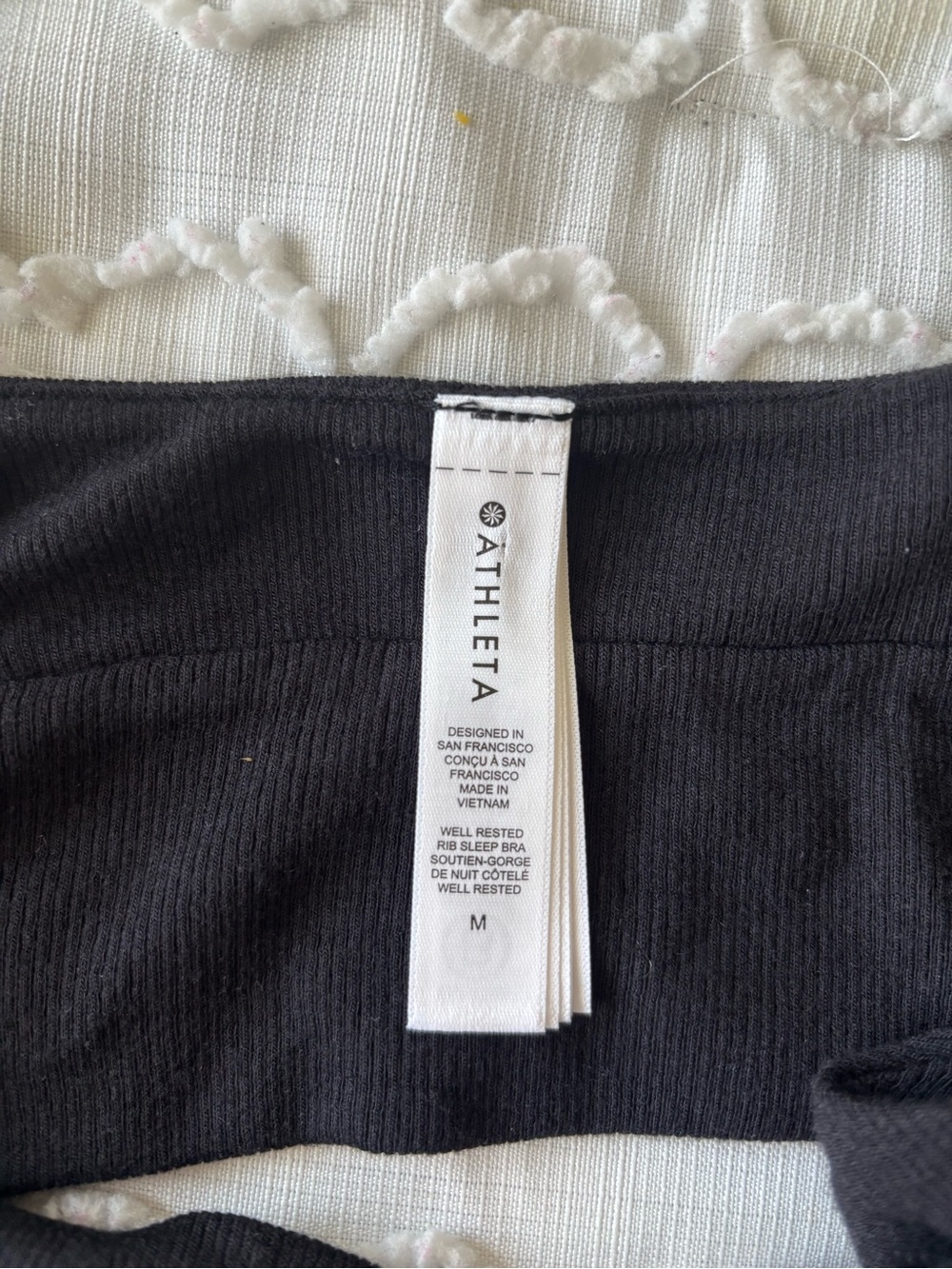 NEW Athleta Well Rested Rib Sleep Bra - Picture 6 of 7